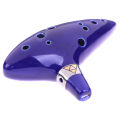 12 Hole ocarina ceramic alto C legend of blue instrument. 