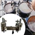 Cymbal Stand Multi Clamp Mount Cymbal Clip Drum Parts Metal Drum Extension Clamp for Cowbell Drum.