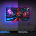 MOES Wifi Smart Ambient Lighting TV Backlight HDMI 2.0 Device Sync Box Led Strip Lights Kit Alexa Voice Google Assistant Control.