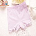 3Pc Girls Cotton Lace Boxer Kids UnderPants Children Underwear Girls Safety Underwear suit 2-10 years. 