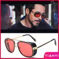 Iron Man 3 Matsuda TONY stark Sunglasses Men Rossi Coating retro Vintage Designer Sun glasses. 