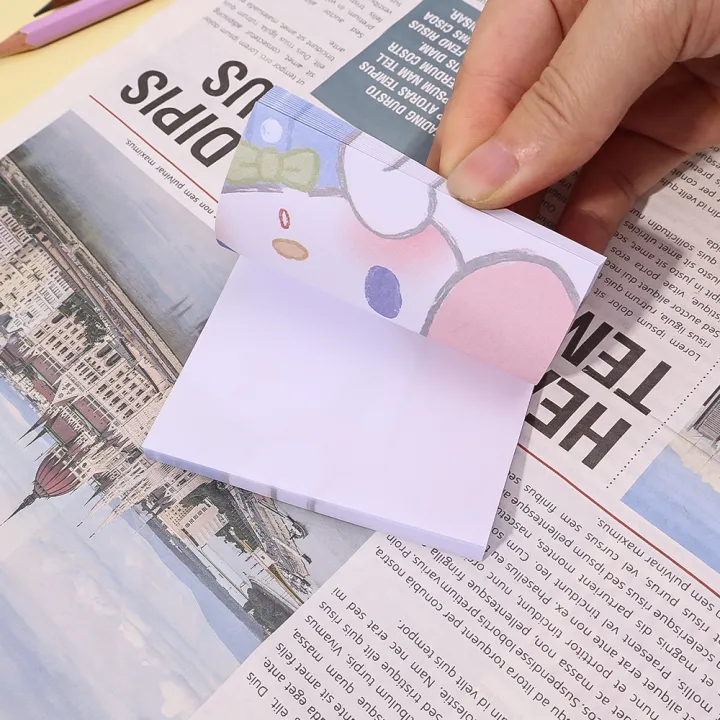 New%2050heet/et%20ticky%20Note%20Pad%20Memo%20Pad%20Kawaii%20anrio%20Cinnamoroll%20Anime%20Notepad%20Notebook%20chool%20tationery%20Office%20upplie%20-%20Image%202