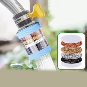 6 Layers Faucet Water Purifier Nozzle Coconut Charcoal Medical Stone Kitchen Accessories Home Water Filter