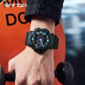 SANDA Youth Colorful Cool Sports Waterproof Personalized Digital LED Men Watch Gift Tiktok Same Style SD3310. 