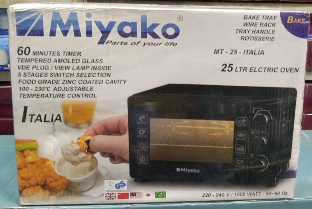 25 Liter Miyako Electric Oven MT-25-ITALIA