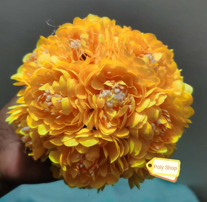 Artificial%20FLOWER%20Gorgeous%20Khopa%20-%20Yellow%20-%20Hair%20Band%20-%20Hair%20Band%20-%20Crown%20-%20Image%203