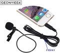 3.5mm Jack Microphone Tie Clip-on Lapel Mikrofon Microfono Mic for Mobile Phone. 