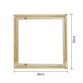 Drop Shipping Wood frame for canvas oil painting Factory Price Wood frame for canvas oil painting nature wood DIY frame picture. 