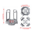 Retractable Desktop Bowl Holder Kitchen Organizer Plastic Drain Water Cup Shelf Cabinet Dishes Storage Rack Plate Storage Bayline. 