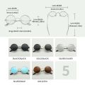 GCV Brand Copper Alloy Steampunk Round Polarized Sunglasses Vintage Men Women Male Female Sun Glasses Classic UV400 Metal Frame.