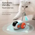 Remote Controlled Smart Cat Toy 2 Modes Automatic Moving Toy Car for Cats Dogs Interactive Playing Kitten Training Pet Supplies. 