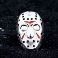 Hot Selling Fashion Alloy Luxury Vintage Exaggerate Funny Personality Mask Rings For Men. 