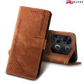 PlusCase for itel P65 4G Vintage PU Leather Wallet Case Flip Stand Card Slot Cover. 