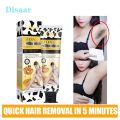 DISAAR Honey With Milk Hair Removal Cream 100ml -Hair Removal Cream 24k Gold Essence Collagen Argan Oil 3 Minutes Quick & Easy To Use Face Body Legs Depilating Moisturizing 100ml/3.38fl.oz (Honey With Milk).
