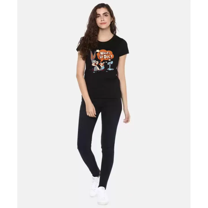 Ladies%20T-shirt%20Short%20Sleeve%20Crew%20Neck%20Soft%20Comfortable%20Fashion%20Print%20Top%20for%20Women%20-%20Image%202