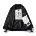 Embroidery Varsity Jacket Men Women Letter Vintage Jacket Fashion Baseball Coat Male Spring Autumn Windbreaker Korean Blue Green.