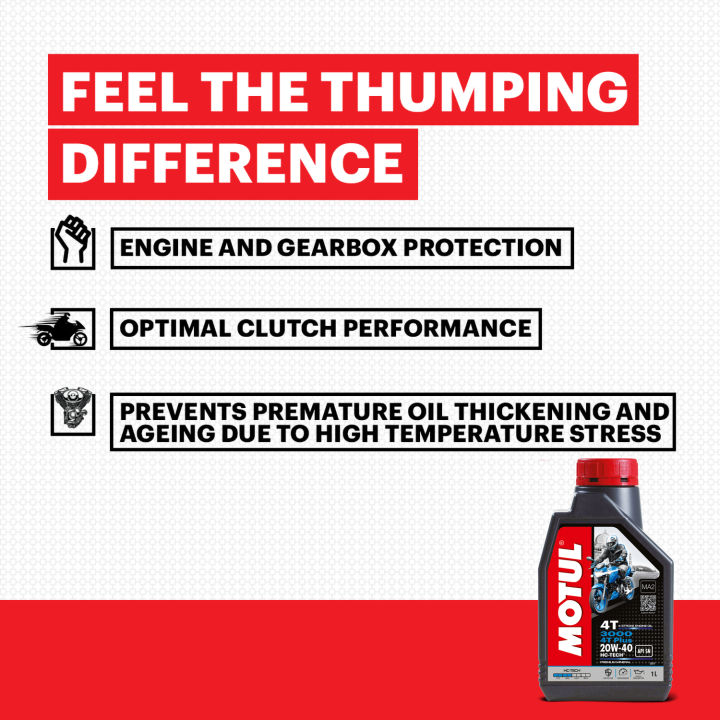 MOTUL%203000%204T%20Plus%20Mineral%2020W40%20Motor-cycle%20Engine%20Oil%201%20Liter%20-%20Image%202