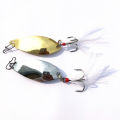 【Happy childhood memories】（NEW）4.5cm Metal Mini Fishing Artificial Spoon Lure Wobbler Fish Swim Bait Tackle. 