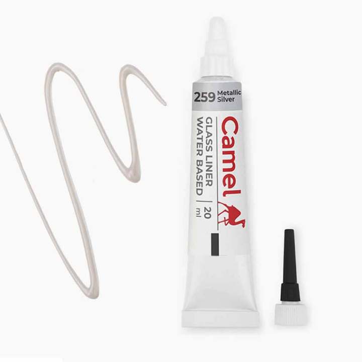 Camel%20Glass%20Liners%2020ml%20-%20Metallic%20Silver%20-%20Image%202