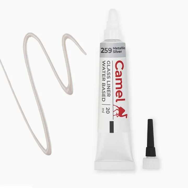 Camel%20Glass%20Liners%2020ml%20-%20Metallic%20Silver%20-%20Image%202