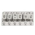 Guitar Fixed Saddle Bridge, Intonation Improving Guitar Hardtail Bridge Set 6 String Robust for Maintenance.