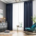 Modern Blackout Curtains For Living Room Window Thick Curtain For Bedroom Cloth Fabrics Ready Made Finished Drapes Blinds Custom.