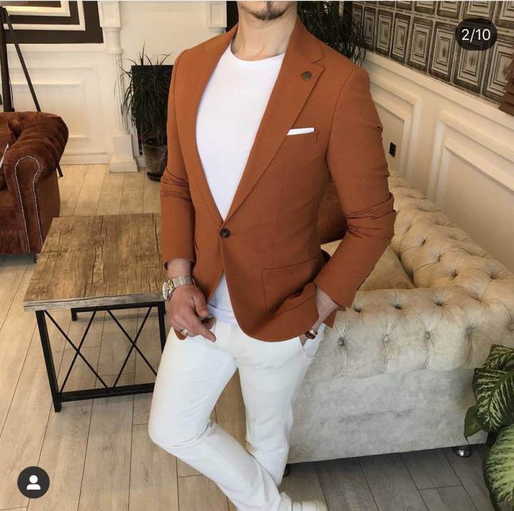 Tailored%20White%20Blazer%20Black%20Trousers%202Pc%20Notch%20Lapel%20Jacket+Pants%20Men%20Suits%20Set%20Wedding%20Suits%20For%20Groom%20Prom%20Slim%20Fit%20Party%20Wear%20-%20Image%203