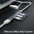4 Port 2-in-1 USB 3.0 HUB Type-c Splitter Expander USB 2.0 3.0 High Speed Transmission Multi-port OTG for PC Computer. 