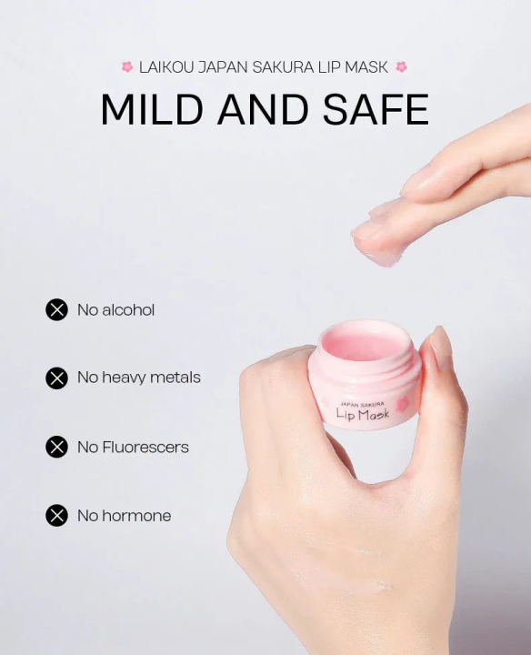%E3%80%BD%EF%B8%8F%20LAIKOU%20Japan%20Sakura%20Lip%20Mask%20Diminishing%20Lip%20Lines%20Cherry%20blossoms%20Remove%20Wrinkle%20Cream%20Repairing%20Smoothing%20Lip%20Balm%208g%20-%20Image%206