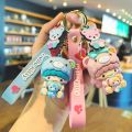 New Sanrio Keychain Kuromi My Melody hug Bag Pendant Cinnamoroll Car Keyring Cute Cartoon Sanrio Accessories Kids Toys Gifts. 
