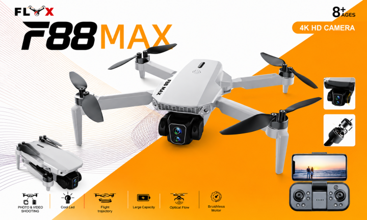 FLH%20F88%20EVO%20Remote%20Rotate%20Camera%20Duel%20Battery%20Drone%20-%20Image%204