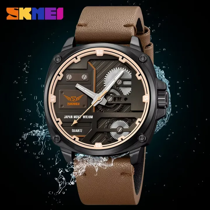 SKMEI%20Alloy%20CITIZEN%20movemnet%20Japan%20Fashion%20Business%20Quartz%20Watch%20Leather%20Strap%20Men's%20Wristwatch%2030M%20Waterproof%20Original%20Casual%20watch,%202289%20-%20Image%203