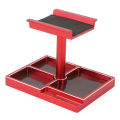 Rc car workstation rC Work Stand Aluminum Alloy RC Car Repair Workstation Kit with Magnetic Screw Trays for SCX24 1/18 1/24 RC Cars.