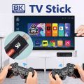 X2 Game Stick Android 12 TV Stick Dual Controller Retro Video Game HD 8K Dual WiFi 64GB 30000 Video Games Console. 