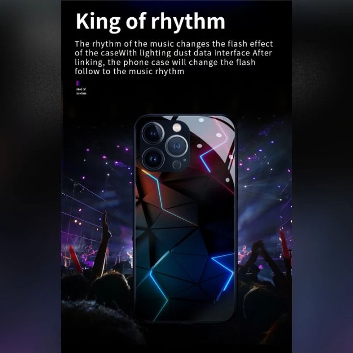 Cyberpunk%20Style%20Smart%20Phone%20Case%20Luminous%20LED%20Flash%20For%20Samsung%20S23%20S22%20Ultra%20S21%20Plus%20S20FE%20A73%20A53%20A33%20A72%20A52%20Call%20Flashing%20-%20Image%204