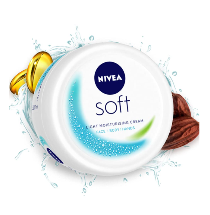NIVEA Soft Light Moisturising Cream 50ml For Face Body Hands