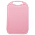 Plastic Chopping Block Vegetable Cutting Board With Hang Hole Pink.