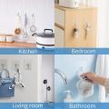 Self Adhesive Hooks Heavy Duty Wall Hooks Transparent Multi-Purpose Hooks Door Key Towel Wall Hook for Bathroom Kitchen Home.