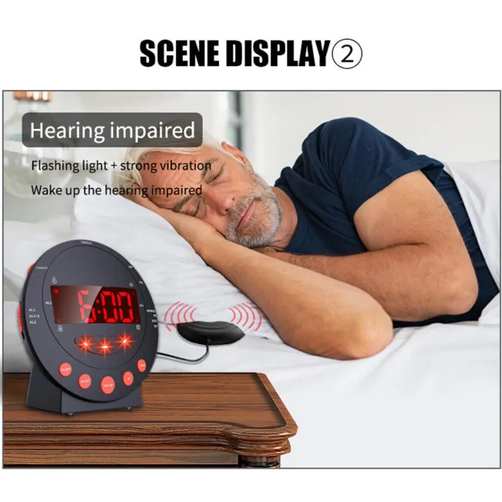 Super%20Loud%20Alarm%20Clock%20High%20Volume%20Digital%20Large%20Display%20Bed%20Shaker%20Bedroom%20Clock%20USB%20Charging%20LED%20Display%20for%20Heavy%20Sleepers%20Home%20Use%20Wake-up%20Aid%20%20Management%20Auditory%20Impaired%20-%20Image%205