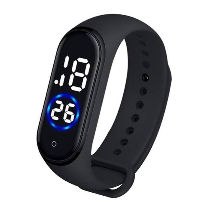 Silicon New Fashion Touch LED Sports Watch Waterproof For Kids And Men And Women