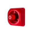 Security Alarm DC24V Alarm Siren With Flashlight 100dB Sounder Fire Siren With Strobe For Conventional Fire Alarm System. 