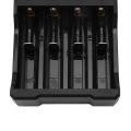 Rechargeable 4-Slot Battery Charger Li-Ion Usb Smart Fast Charger For 18350 18500 18650 Battery Aaa Li-Ion Battery.
