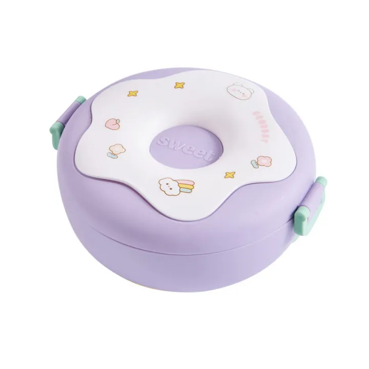 Lunch%20Box%20For%20Kid%20School%20Child%20Snack%20Box%20Donut%20Cartoon%20Leakproof%20Bento%20Box%20Lunch%20Bags%20With%20Fork%20Spoon%203%20Compartment%20Microwavable%20Luolong%20-%20Image%204