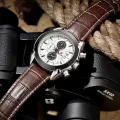 MEGIR men male watch waterproof sports watch three Swiss watches 2020G (SilverGray). 