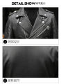 Men's Winter Men's Stand Collar Biker Casual Windproof Slim Fit Jacket Leather Jacket men Motorcycle Coat Men's Leather Jacket.