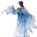 Fairy ancient costume, women's Hanfu, butterfly language, fairy aura, daily embroidery, chezi skirt, tattered long sleeved shirt, spring and summer styles.