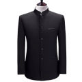 Chinese Style Mandarin Stand Collar Business Casual Wedding Slim Fit Blazer Men Casual Suit Jacket Male Coat 4XL Wearhouse. 
