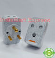 3 pin round plug,15 amp(1pcs) Multi Plug 15A 3-Pin Universal Socket Conversion Heavy Duty ..