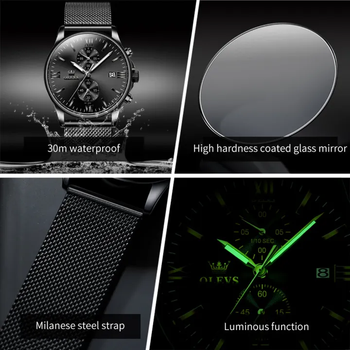 OLEVS%20Minimalist%20Design%20Multifunction%20Chronograph%20Watch%20For%20Men%20%20Waterproof%20Luminous%20Calendar%20Stainless%20steel%20strap%20/%20Milanese%20steel%20strap%202886%20-%20Image%204