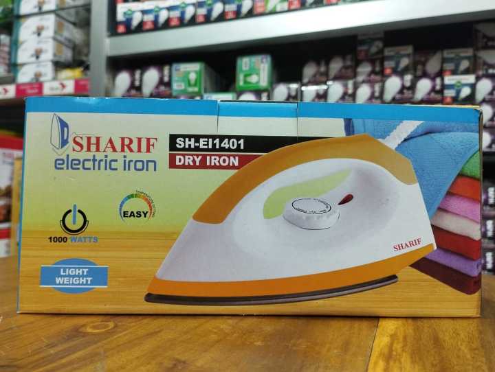 Sharif Electric Iron Model - SH-EI1401 | Daraz.com.bd